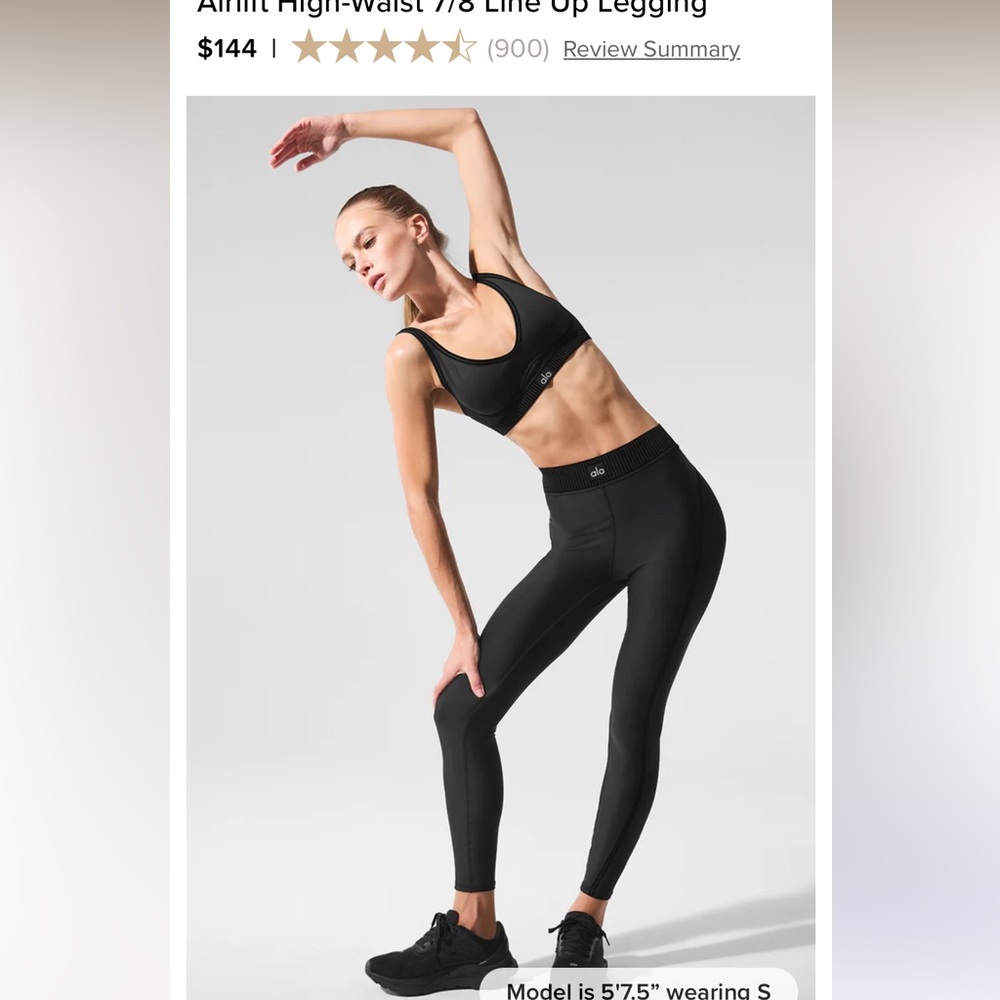 ALO Airlift Line Up Set (Leggings & Bra)